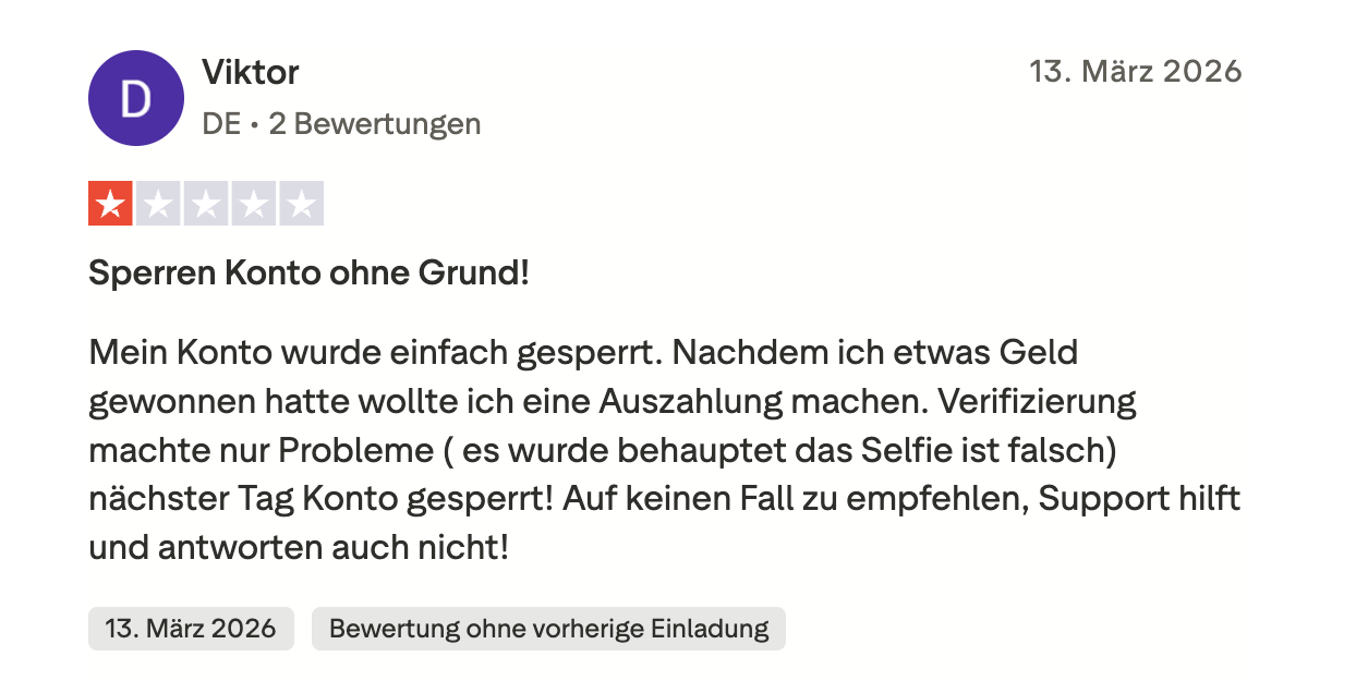 spinmacho Viktor Bewertung März 2026 – Verifizierung Support Probleme